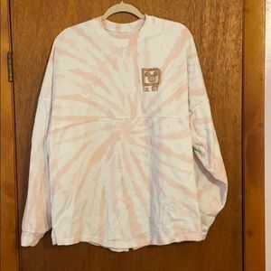 Disney pink and white tie dye spirit jersey